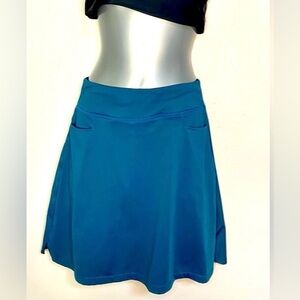 Blue Athletic Skirt with inner Shorts.